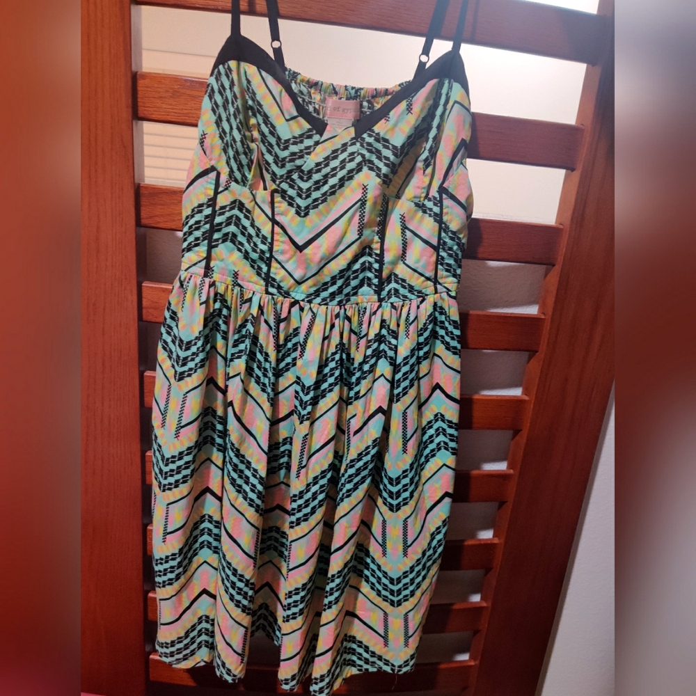 Spaghetti Strap Bohemian dress with pockets